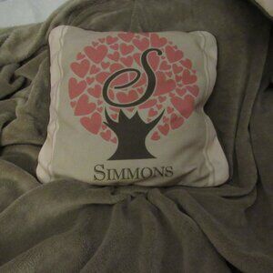 Monogram throw pillow cover